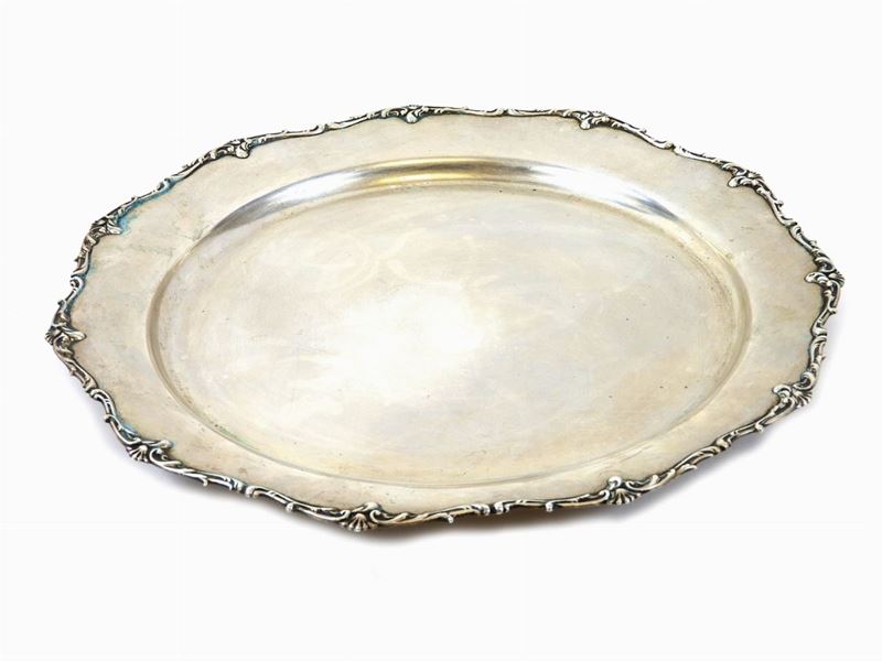 Vassoio Rotondo in Argento