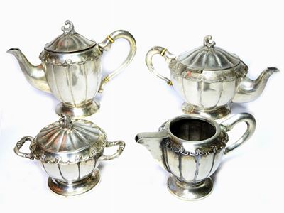 Servito da Te e Caffè in Argento