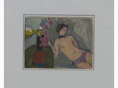 Composizione con Figura Femminile