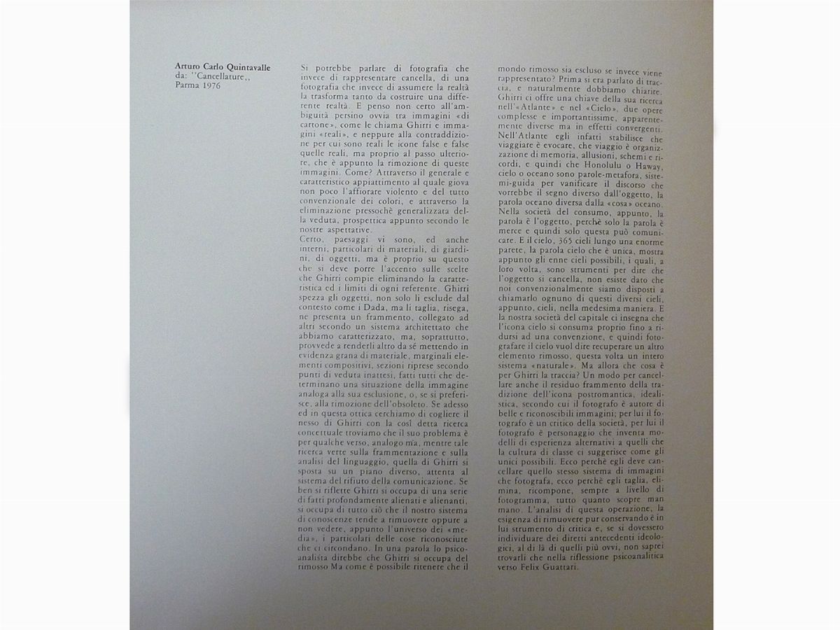 Luigi Ghirri - Portfolio "cantergiani" 1977