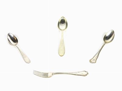 Lotto di Posate D'epoca in Argento