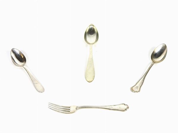 Old Silver Cutlery Lot  - Auction Modern and Contemporary Art - IV - Maison Bibelot - Casa d'Aste Firenze - Milano