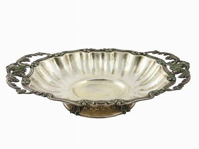 Centrotavola Ovale in Argento