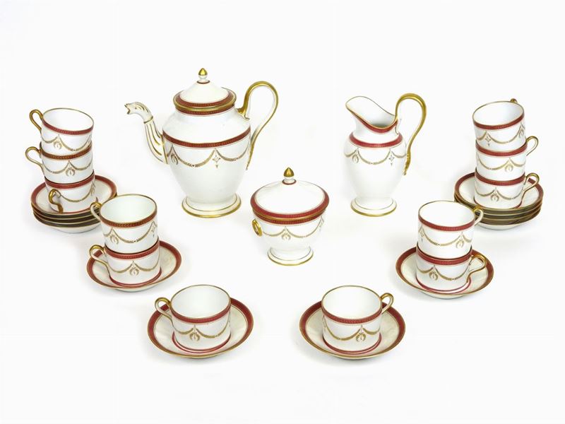 Servito da Caffè in Porcellana