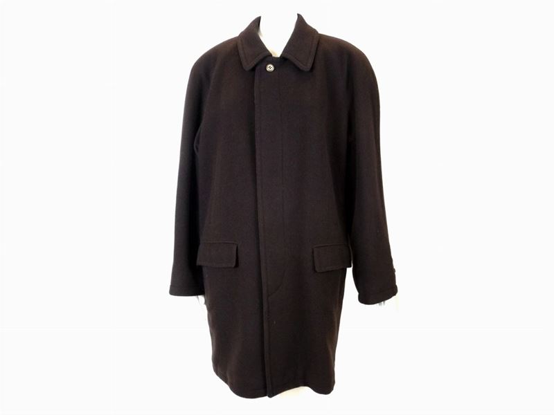 Cappotto in Lana e Cashmere Marrone