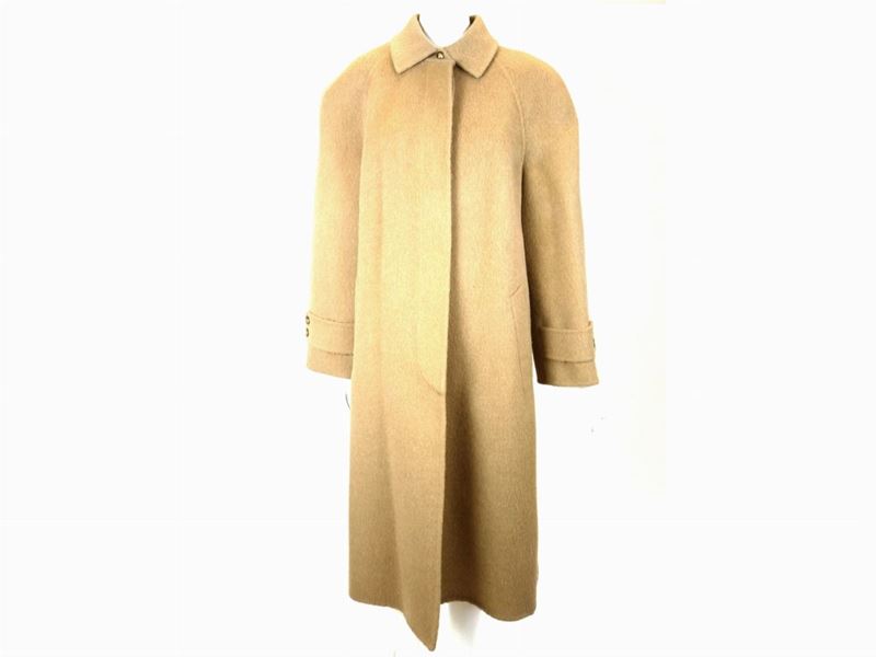 Cappotto in Lana e Alpaca Beige