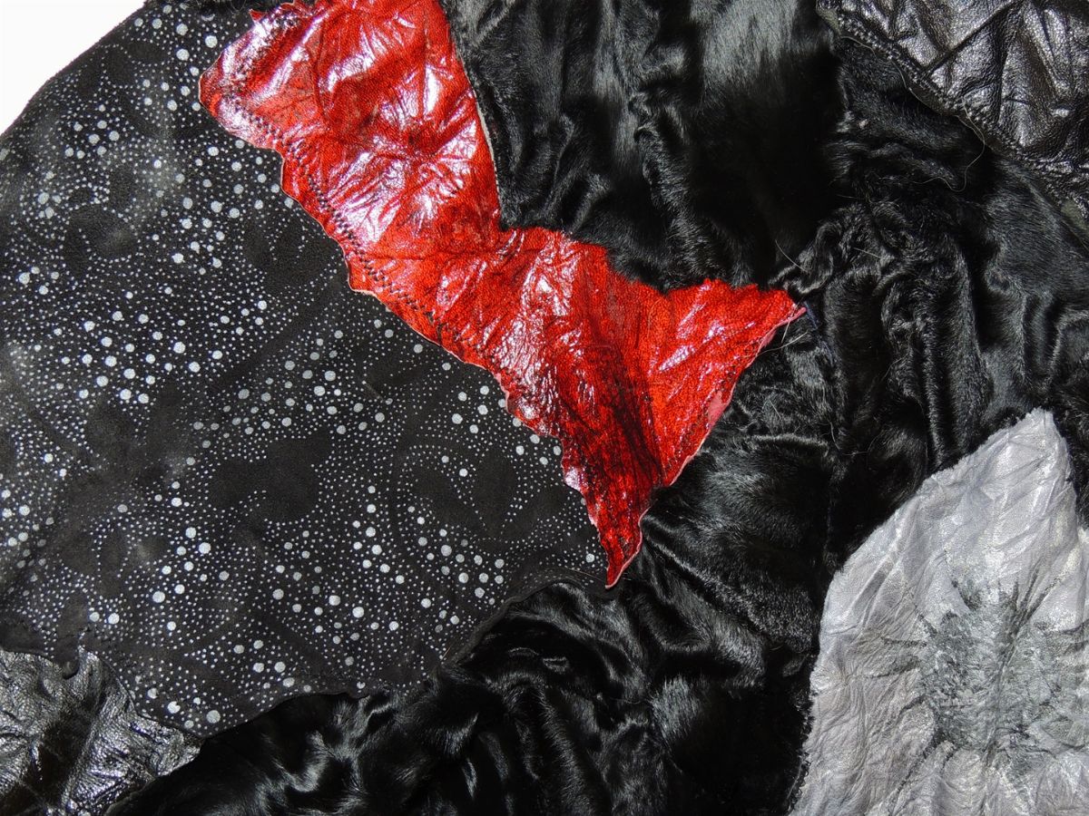 Giacca in Astrakan Nero