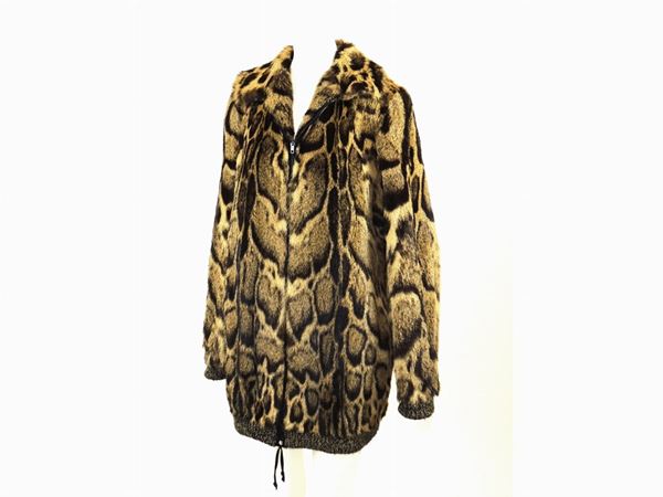 Ocelot fur jacket