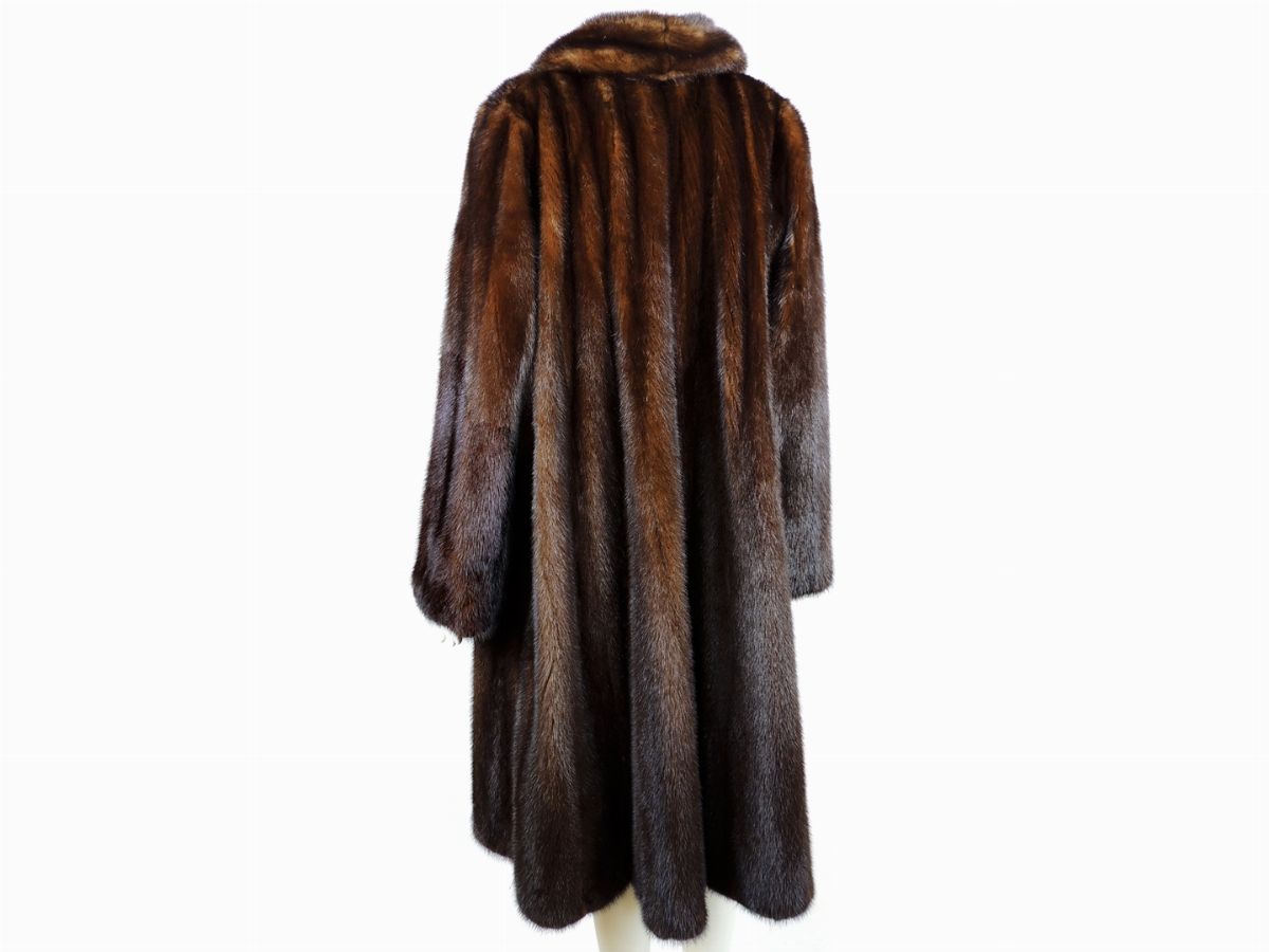 Cappotto in Visone Marrone