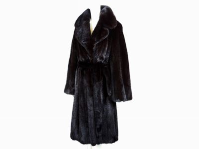 Cappotto in Visone Bruno