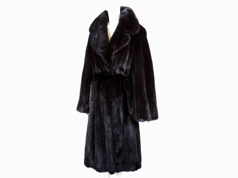 Cappotto in Visone Bruno