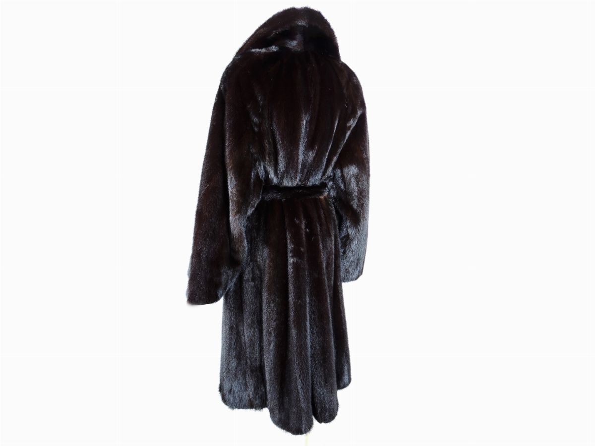 Cappotto in Visone Bruno