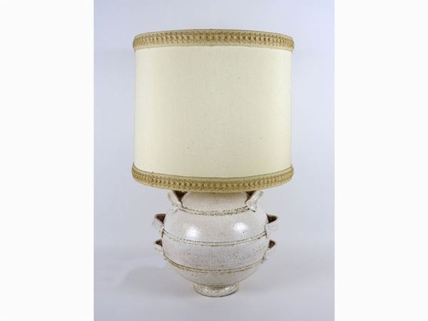 Glazed Terracotta Lamp