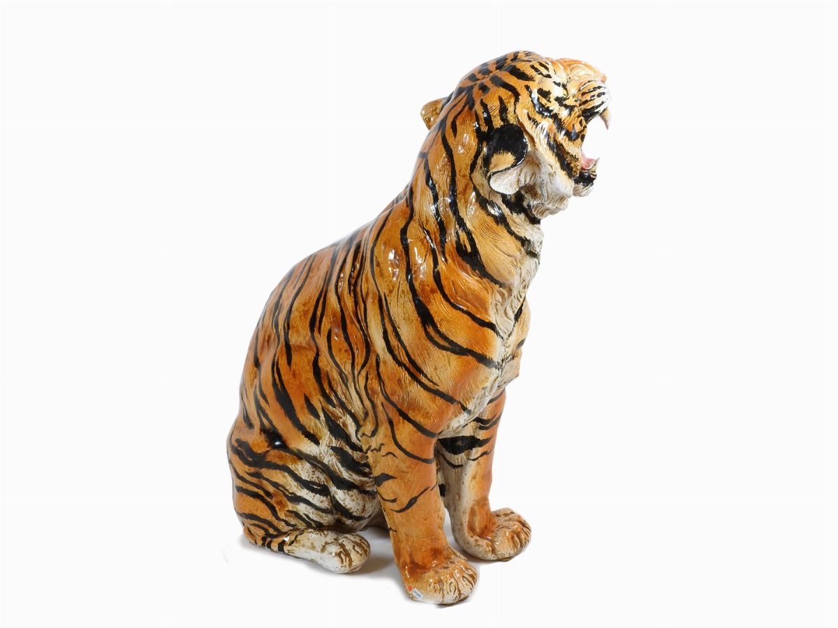 Scultura in Ceramica Policroma