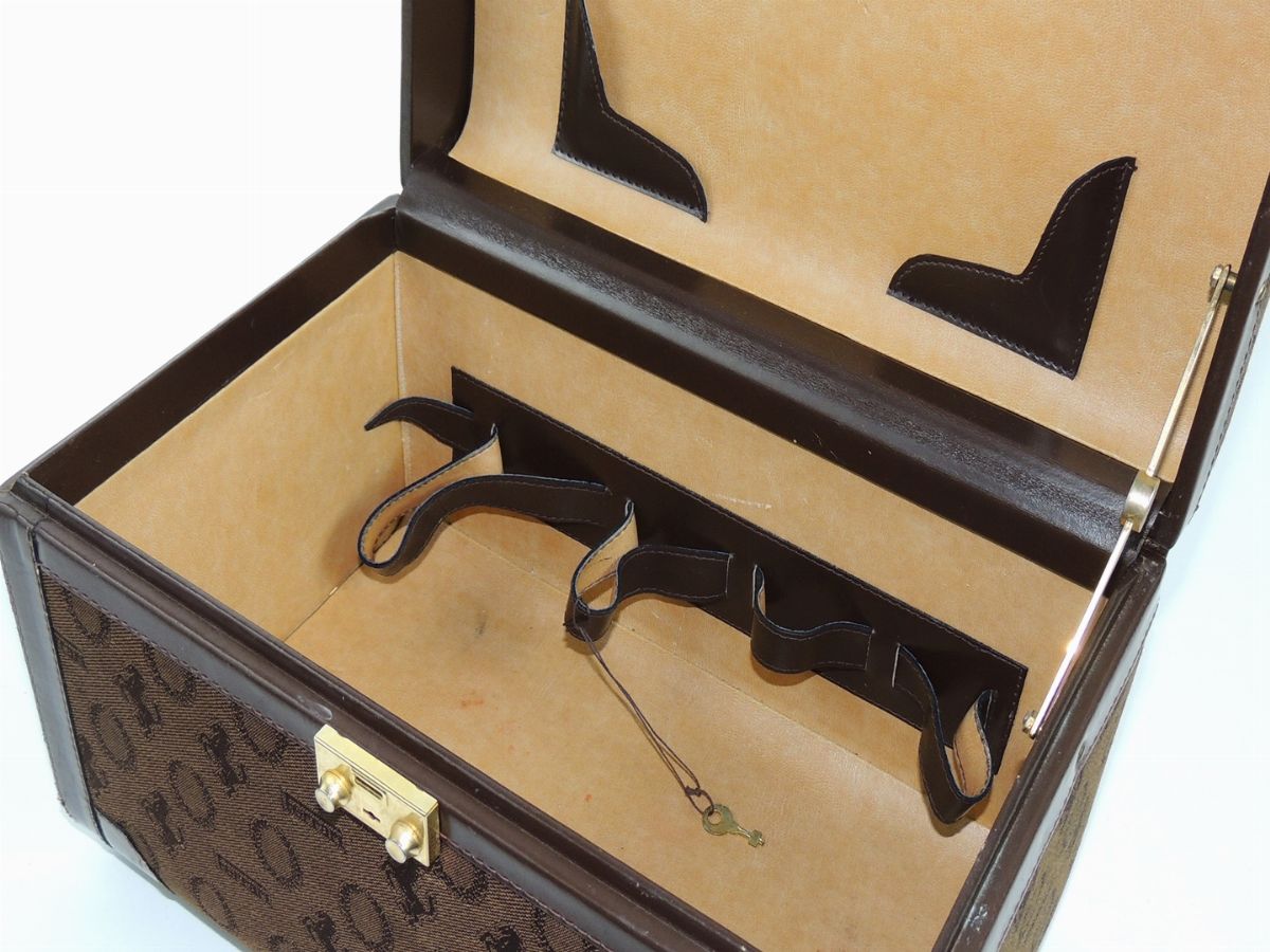 Beauty Case in Tela Marrone Monogram