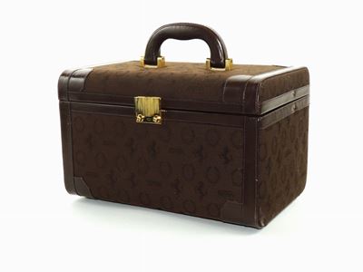 Beauty Case in Tela Marrone Monogram