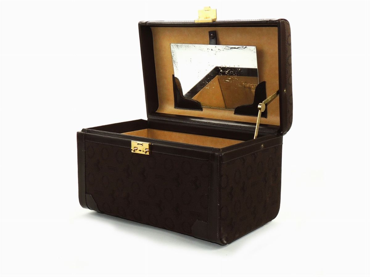 Beauty Case in Tela Marrone Monogram