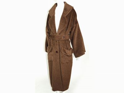 Cappotto in Lana Color Tabacco
