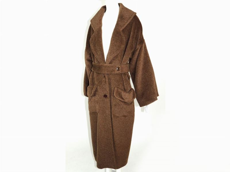 Cappotto in Lana Color Tabacco