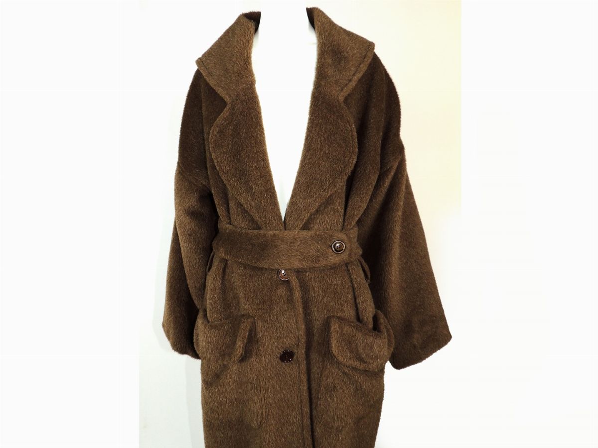 Cappotto in Lana Color Tabacco