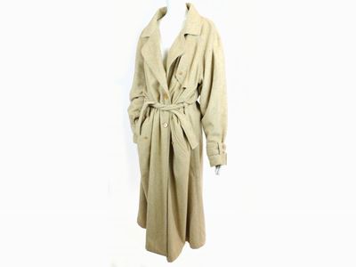 Cappotto in Lana e Cashmere Verde Acqua