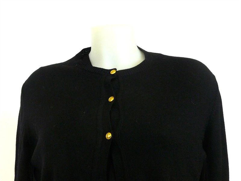 Twin-set in Maglia di Lana Nera