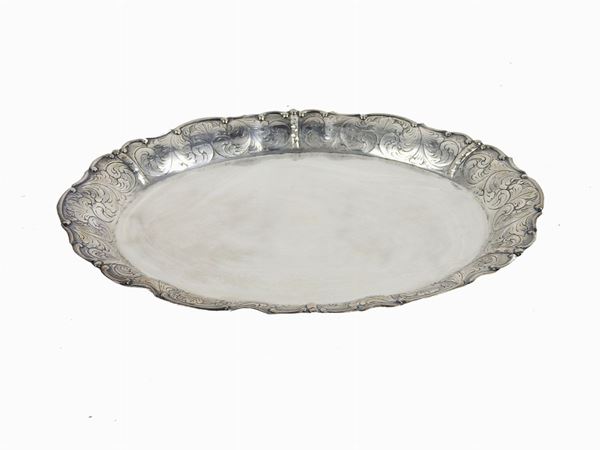 Small Oval Silver Tray