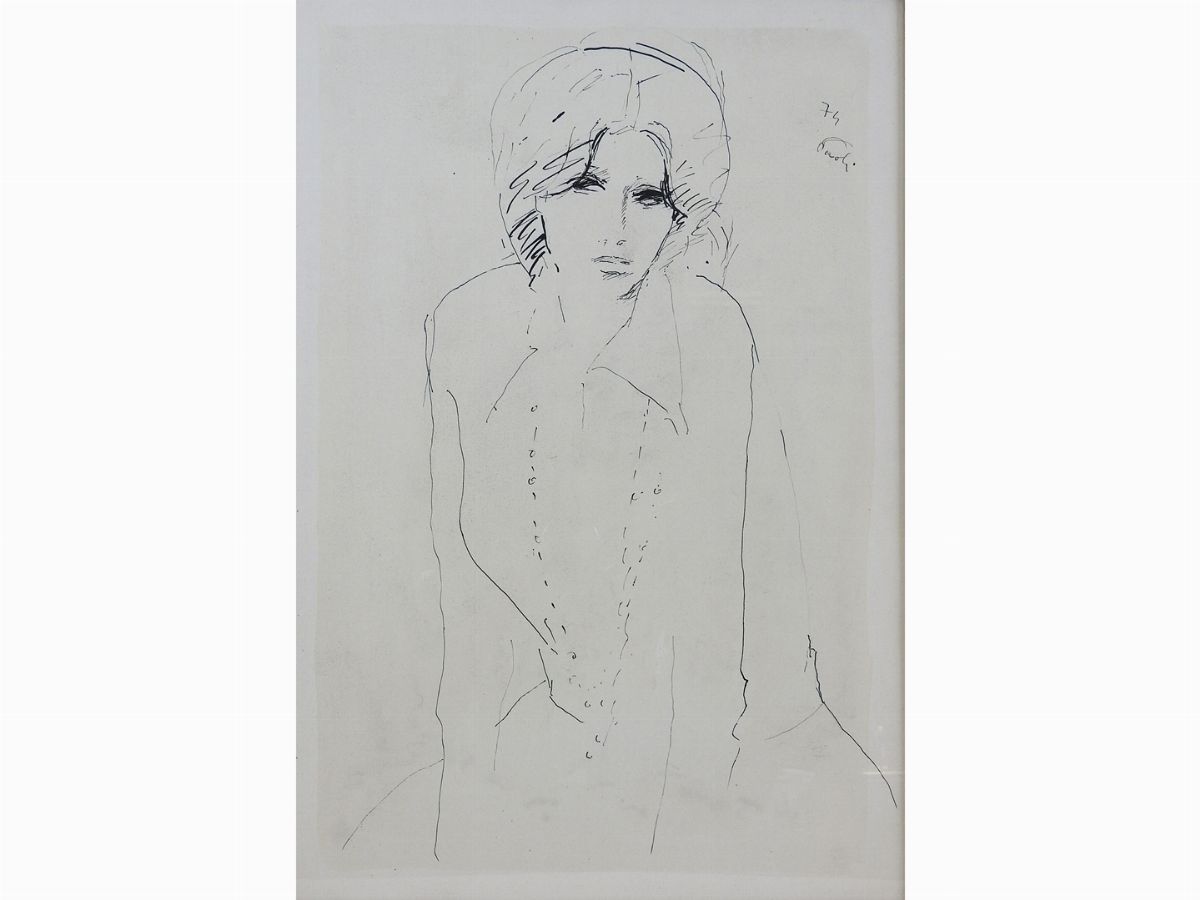 Bruno Paoli - Ritratti Femminili 1974