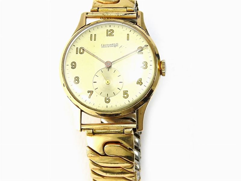 Orologio da Polso Uomo in Oro Giallo e Acciaio