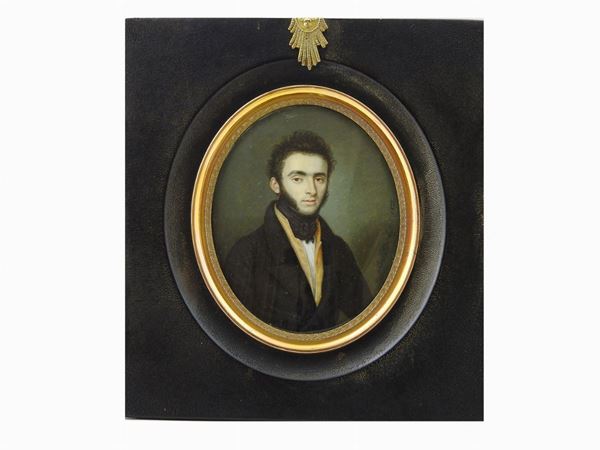 Gaspare Betoldi - Portrait of a Gentleman in a Yellow Waistcoat