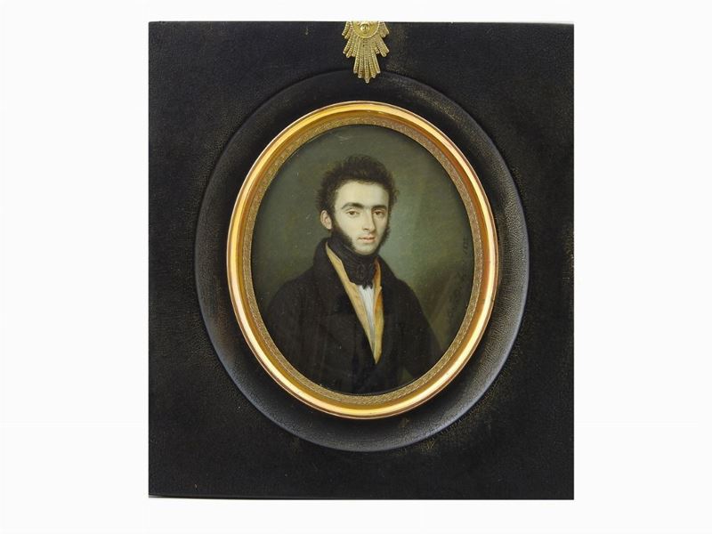 Gaspare Betoldi - Ritratto di Gentiluomo con Gilet Giallo