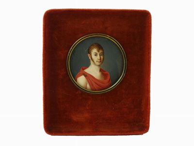 Ritratto di Giovane con Toga Rossa