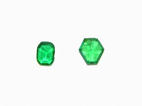 Due smeraldi sciolti