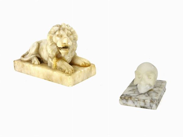 Two Marble Sculptures