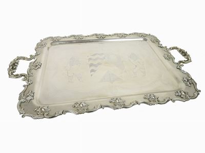 Guantiera in Metallo Argentato