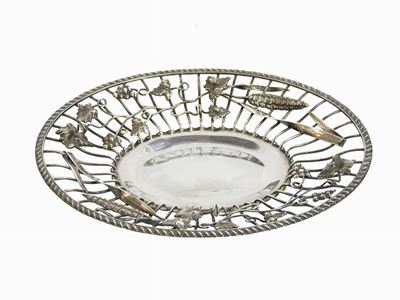 Piccolo Cestino Ovale in Argento Sterling