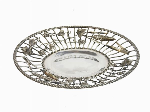 Small Oval Silver Basket