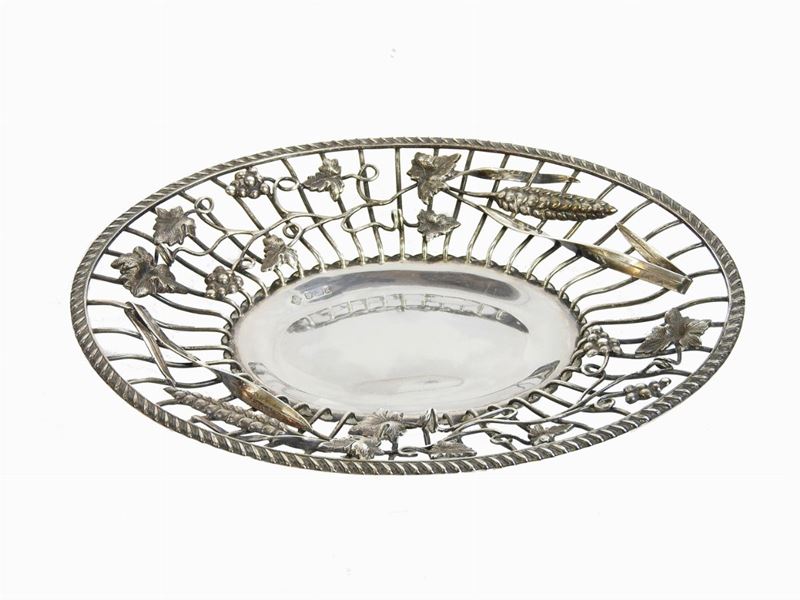Piccolo Cestino Ovale in Argento Sterling