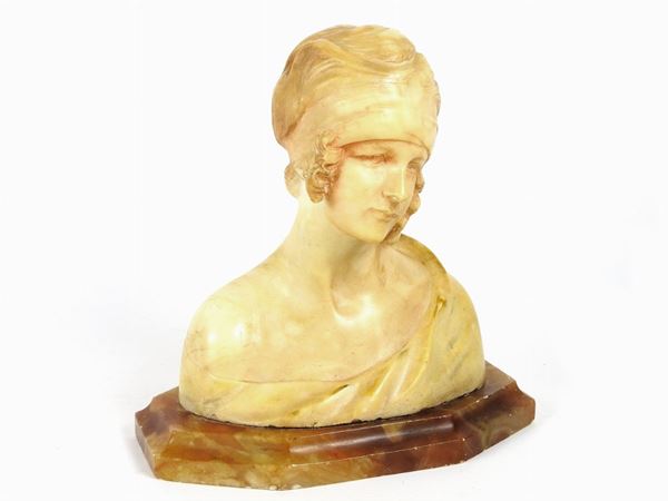 Marble Bust of a Young Lady  (Art Nouveau Period)  - Auction Modern and Contemporary Art - IV - Maison Bibelot - Casa d'Aste Firenze - Milano