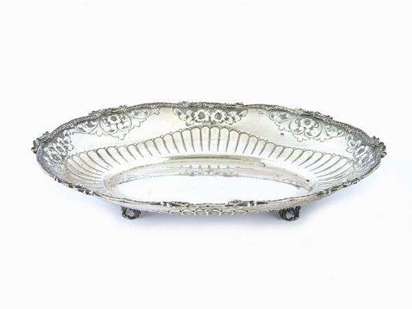 Small Oval Silver Basket