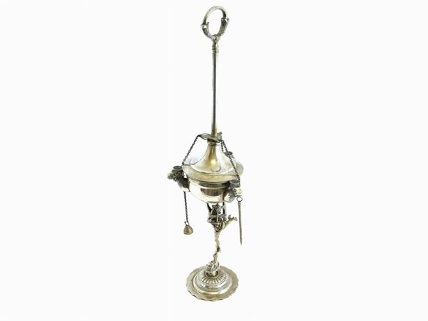 Silver Oil Lamp  - Auction Modern and Contemporary Art - IV - Maison Bibelot - Casa d'Aste Firenze - Milano