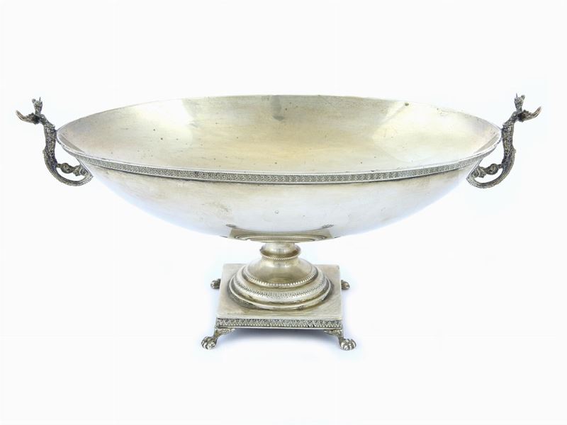 Alzatina Ovale in Argento