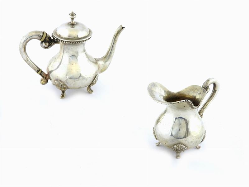 Caffettiera Solitaire in Argento