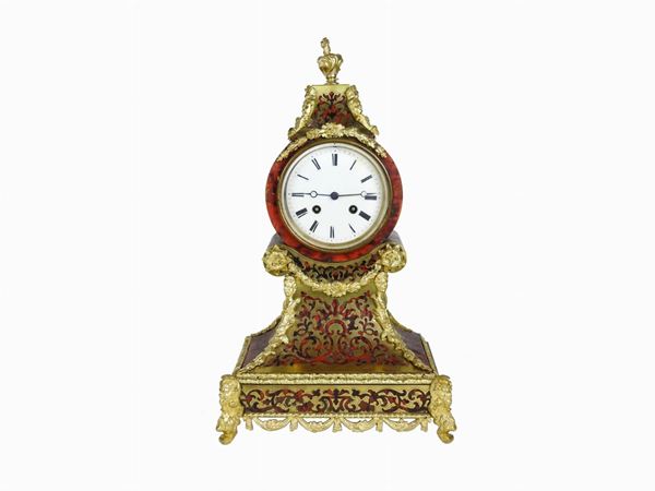 Boulle Style Mantel Clock  (late 19th/early 20th Century)  - Auction Furniture and Old Master Paintings - III - Maison Bibelot - Casa d'Aste Firenze - Milano