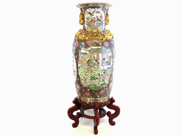 Large Polychrome Porcelain Vase  (China, 20th Century)  - Auction Modern and Contemporary Art - IV - Maison Bibelot - Casa d'Aste Firenze - Milano