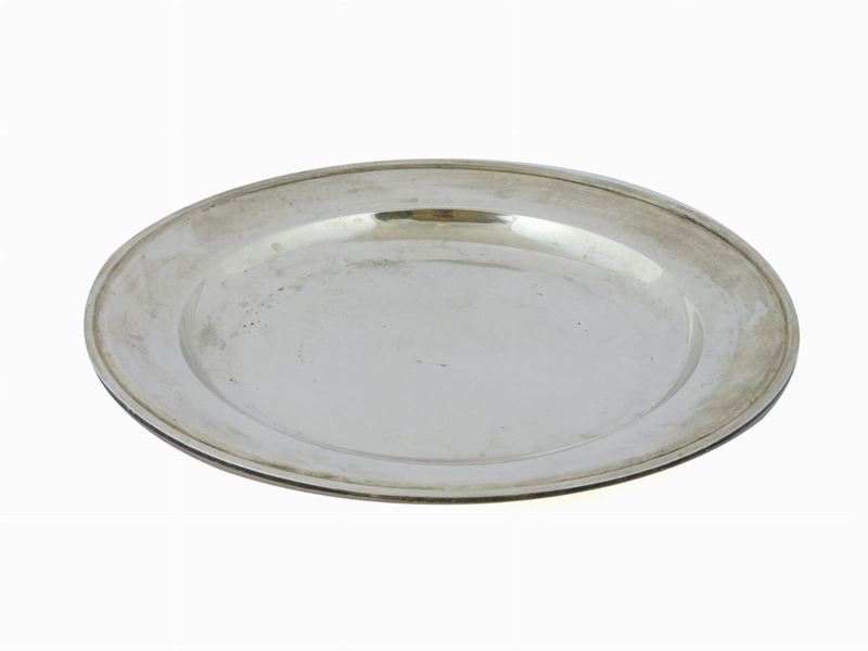 Vassoio Rotondo in Argento