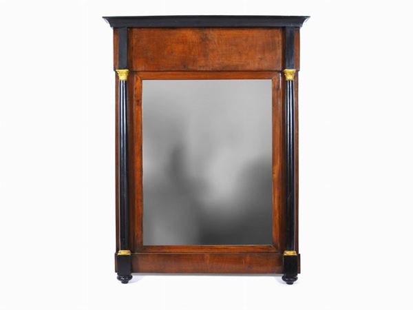 Walnut Veneered Overmantel Mirror  (first half of 19th Century)  - Auction Modern and Contemporary Art - IV - Maison Bibelot - Casa d'Aste Firenze - Milano