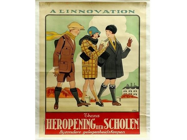 "l'Innovation" Department Store Advertising Poster