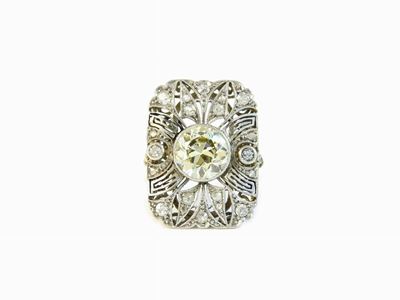 Anello in Oro Bianco e Diamanti