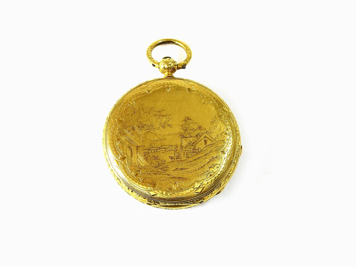 Orologio da Tasca in Oro Giallo